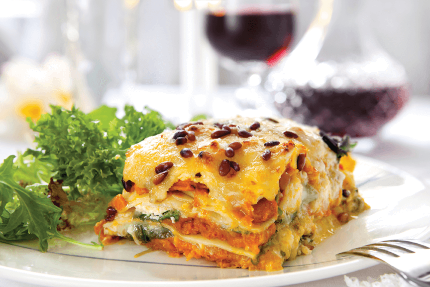 Photo of lasagna